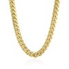 WJD Exclusives Solid 14k Yellow Gold 5mm Miami Cuban Chain 20″ 22″ 24″ 26″ 28″ 30″ Box Clasp – 26 Sale Coupon