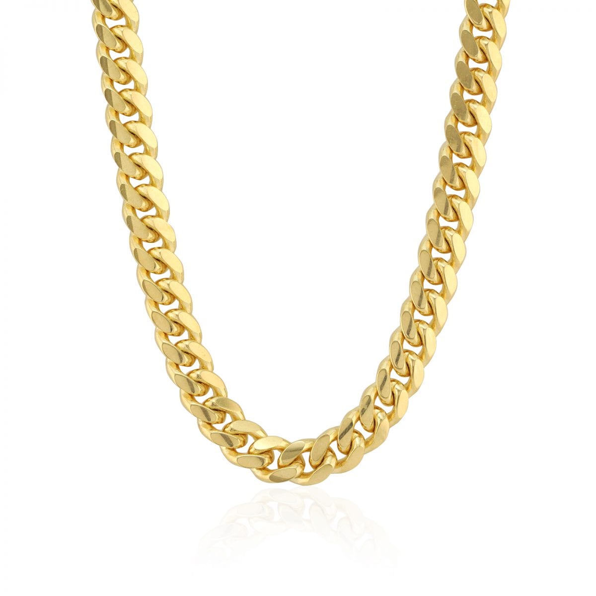 WJD Exclusives Solid 14k Yellow Gold 2-6mm Miami Cuban Chain 18″ 20″ 22″ 24″ 26″ 28″ 30″ Sale Coupon