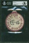 Eric Clapton Authentic Signed 4 Inch 1990 Concert Backstage Pass BAS Slabbed Sale Coupon