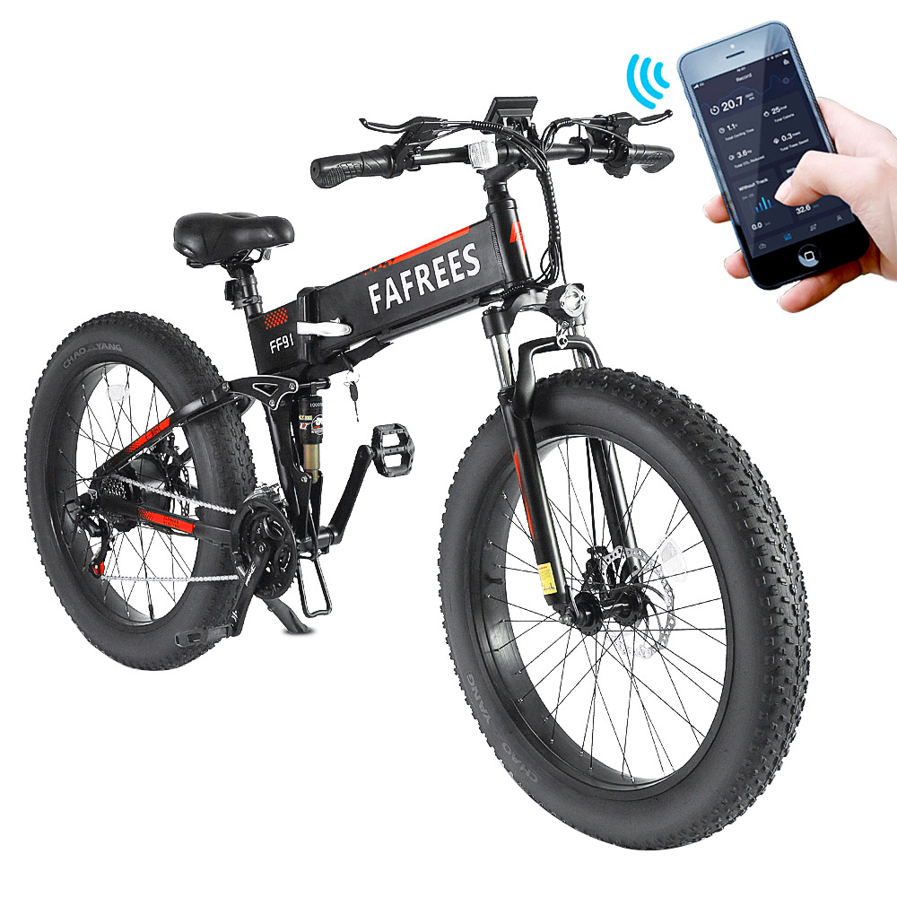 FAFREES FF91 1000W 26 Inch Fat Tire Electric Bike Sale Coupon