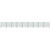 Fence Panel with Posts Iron 153×16 m Green Sale Coupon