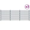 Fence Panels 3 pcs Iron 6×2 m 18mTotal Length Anthracite Grey Sale Coupon