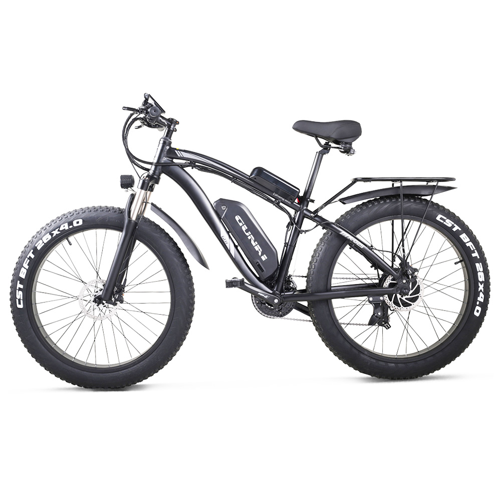 GUNAI MX02S 1000W 48V 17Ah 26 Electric Bicycle Black Sale Coupon