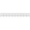 Garden Fence with Spear Top Steel 1752×17 m Black Sale Coupon