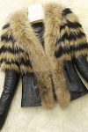 Whatwears Deal Faux Fur and Leather Jacket on Sale