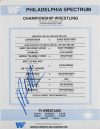 Macho Man Randy Savage Signed 8.5×11 WWF Wrestling Match Schedule Flyer JSA Sale Coupon