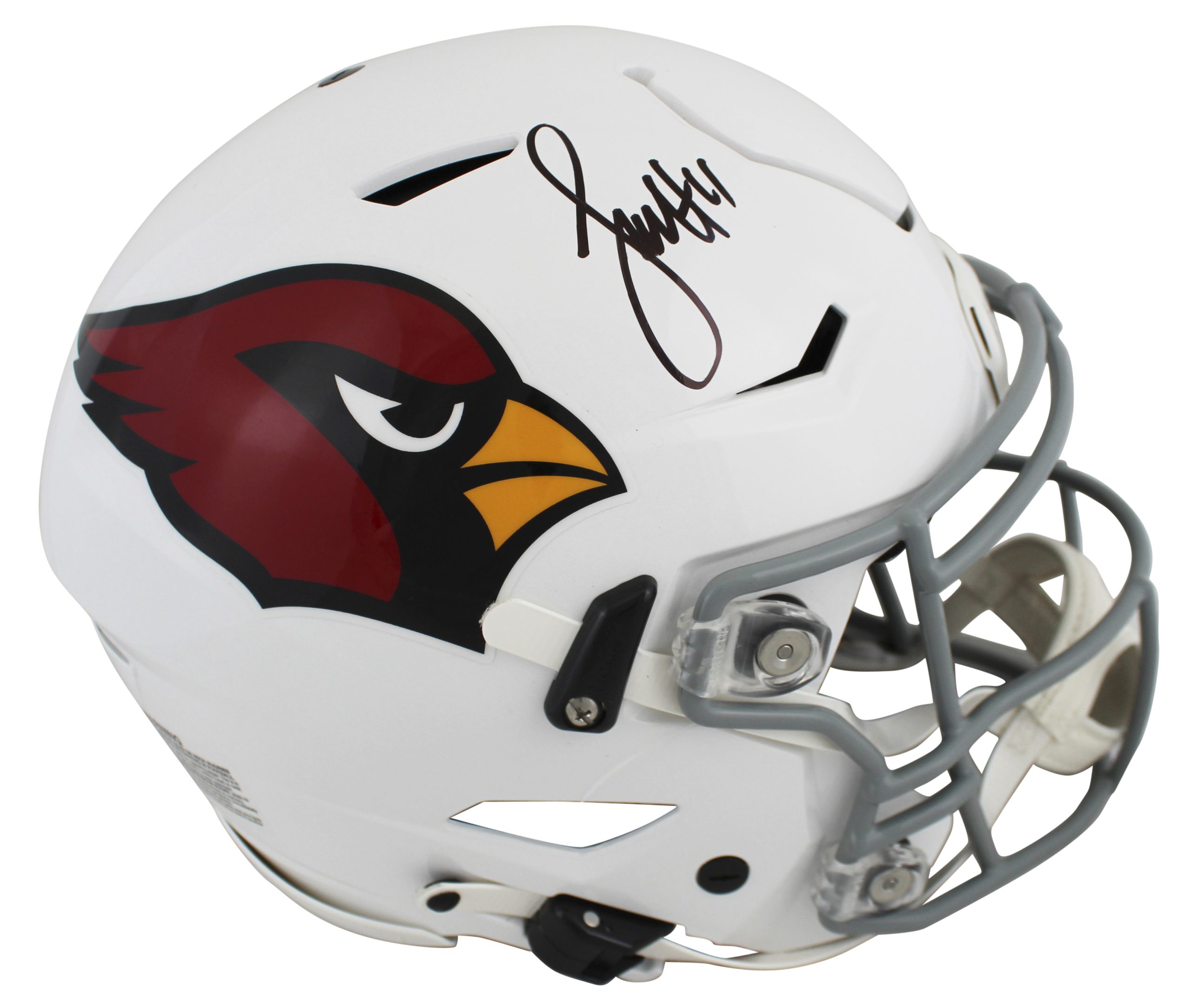 Cardinals Larry Fitzgerald Signed Speed Flex Full Size Helmet BAS Witnessed Sale Coupon