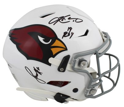 Cardinals Larry Fitzgerald & Kyler Murray Signed Speed Flex Full Size Helmet BAS Sale Coupon