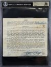 Dodgers Roy Campanella Signed 7.5×8.5 1949 Merchandising Contract BAS Slabbed Sale Coupon