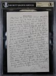 William Shatner Star Trek Authentic Signed 7.25×10 Handwritten Letter BAS Slab Sale Coupon