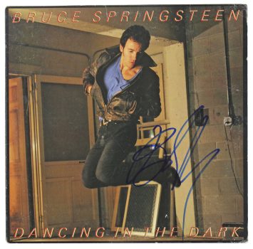 Bruce Springsteen Signed Dancing In The Dark Album Cover W/ Vinyl BAS #A39268 Sale Coupon