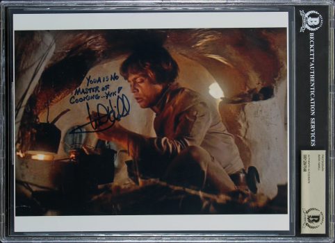 Mark Hamill Star Wars The Empire Strikes Back Signed 8×10 Photo BAS Slabbed Sale Coupon