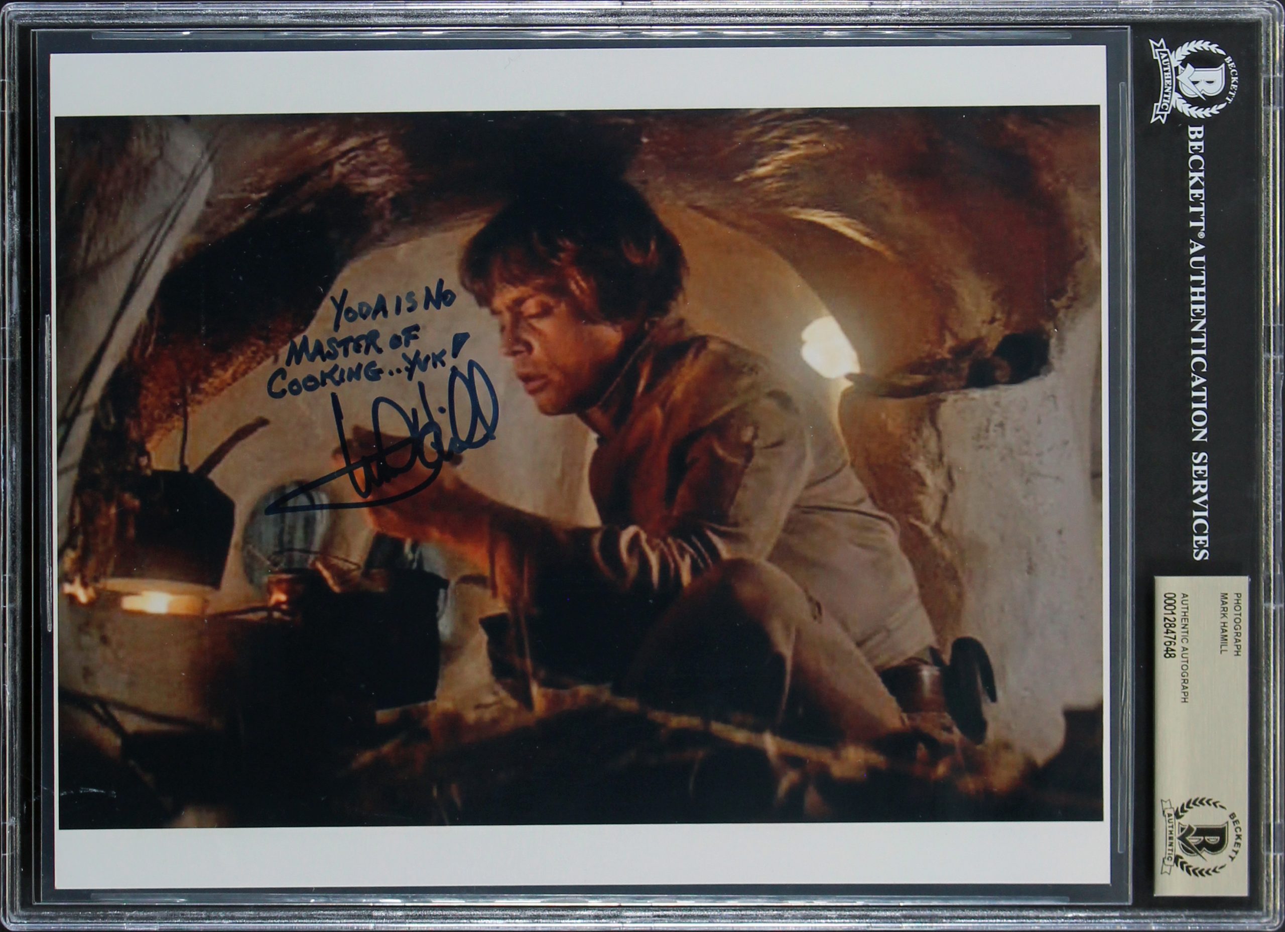 Mark Hamill Star Wars The Empire Strikes Back Signed 8×10 Photo BAS Slabbed Sale Coupon