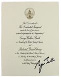 George W. Bush Authentic Signed 8.5×11 2001 Inauguration Invitation BAS #A39334 Sale Coupon
