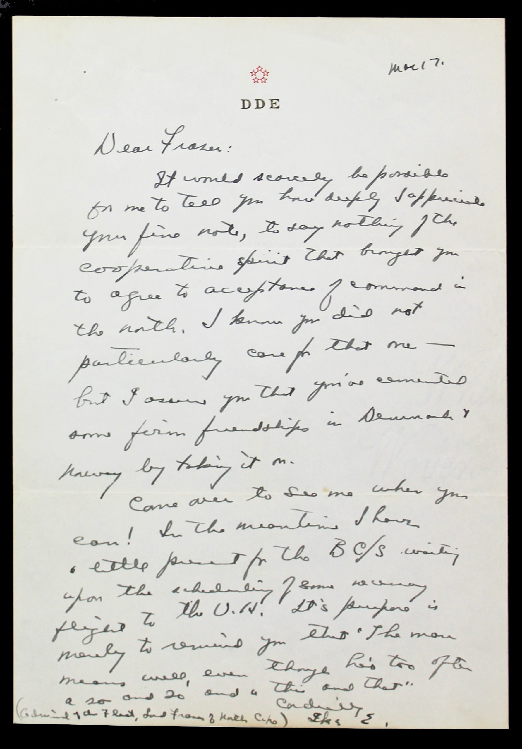 Dwight D. Eisenhower Signed 7×10.25 Handwritten Letter PSA/DNA #V07847 Sale Coupon