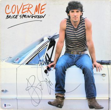 Bruce Springsteen Authentic Signed Cover Me Album Cover Autographed BAS #A11506 Sale Coupon