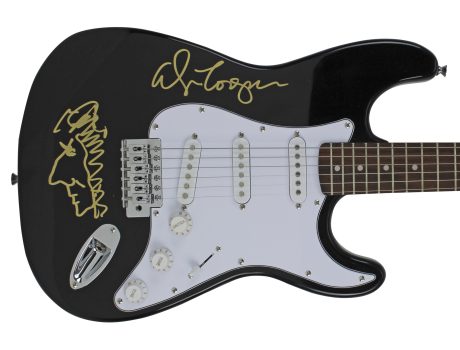 Alice Cooper Signed Black Electric Guitar w/ Self Portrait Sketch BAS #WC91081 Sale Coupon