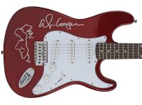Alice Cooper Signed Red Electric Guitar w/ Self Portrait Sketch BAS #WC91111 Sale Coupon