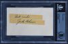 Dodgers Jackie Robinson “Best Wishes” Authentic Signed 3×5 Cut Sig BAS Slabbed Sale Coupon