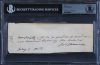 James Monroe Authentic Signed 2.65×7.75 Handwritten 1815 Receipt BAS Slabbed Sale Coupon