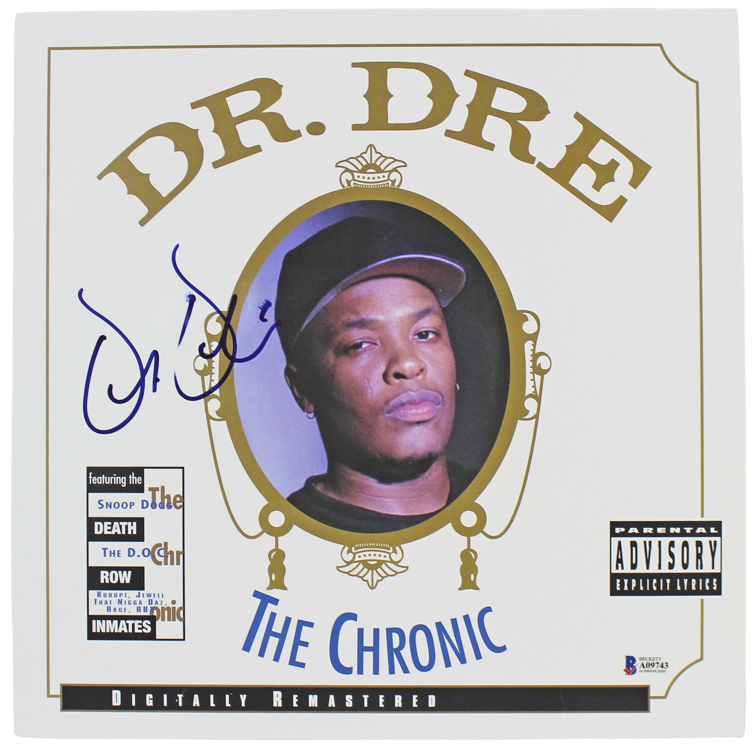 Dr. Dre Authentic Signed The Chronic Album Cover Autographed BAS #A09743 Sale Coupon