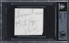 Mick Jagger The Rolling Stones Authentic Signed 2.85×3 Cut Signature BAS Slabbed Sale Coupon