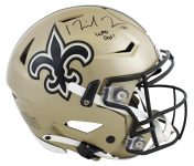 Saints Michael Thomas “Who Dat!” Signed Speed Flex Full Size Helmet BAS Witness Sale Coupon