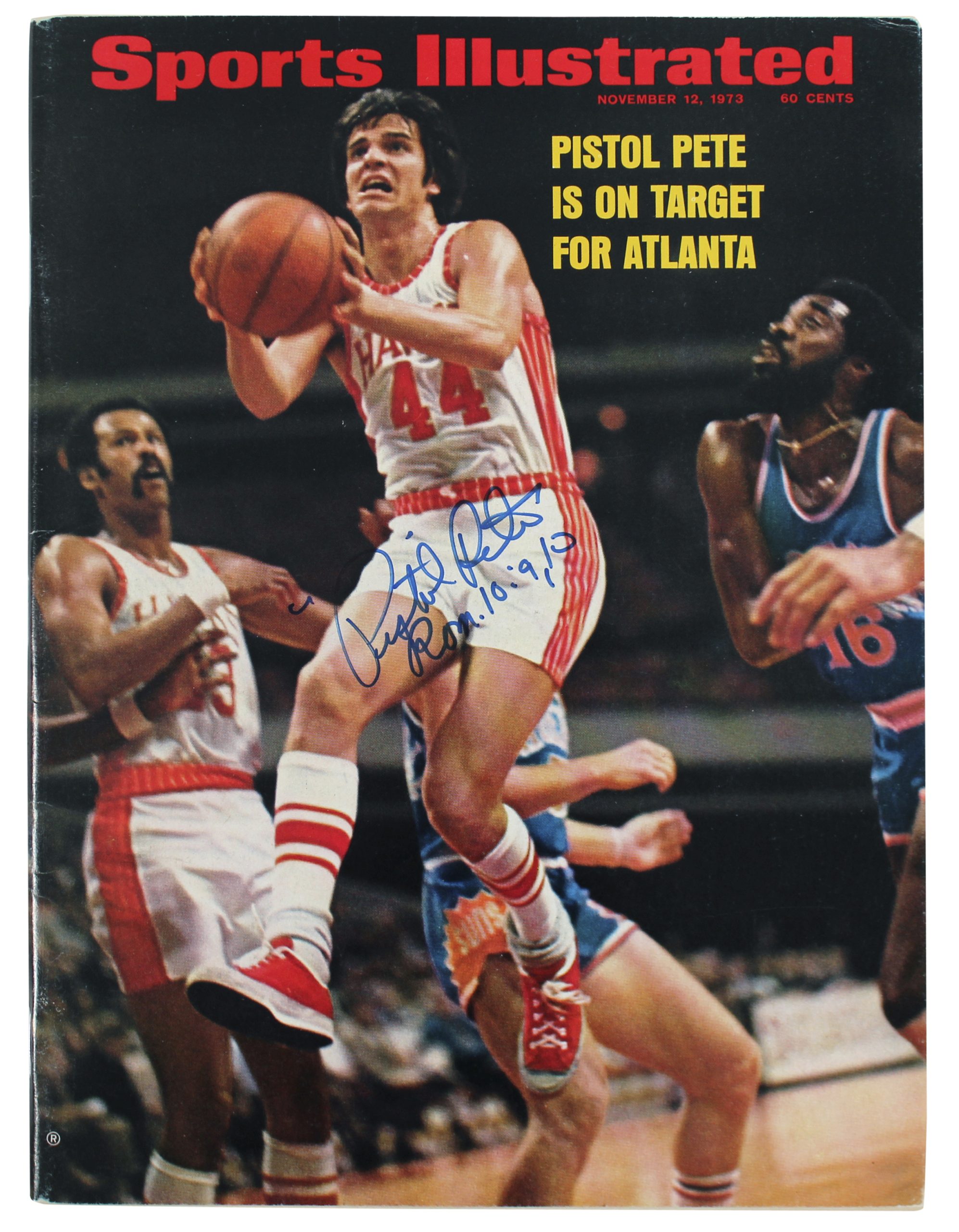 Hawks Pistol Pete Maravich Signed 1973 Sports Illustrated Magazine PSA #K47998 Sale Coupon