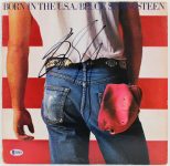 Bruce Springsteen Signed Born In The USA Album Cover W/ Vinyl BAS #A68010 Sale Coupon