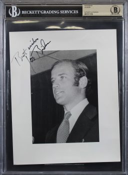 Joe Biden “Best Wishes” Signed 8×10 B&W Photo W/ Rare Vintage Auto BAS Slabbed Sale Coupon