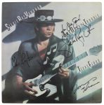 Double Trouble (3) Stevie Ray Vaughan +2 Signed Album Cover BAS #AA03826 Sale Coupon
