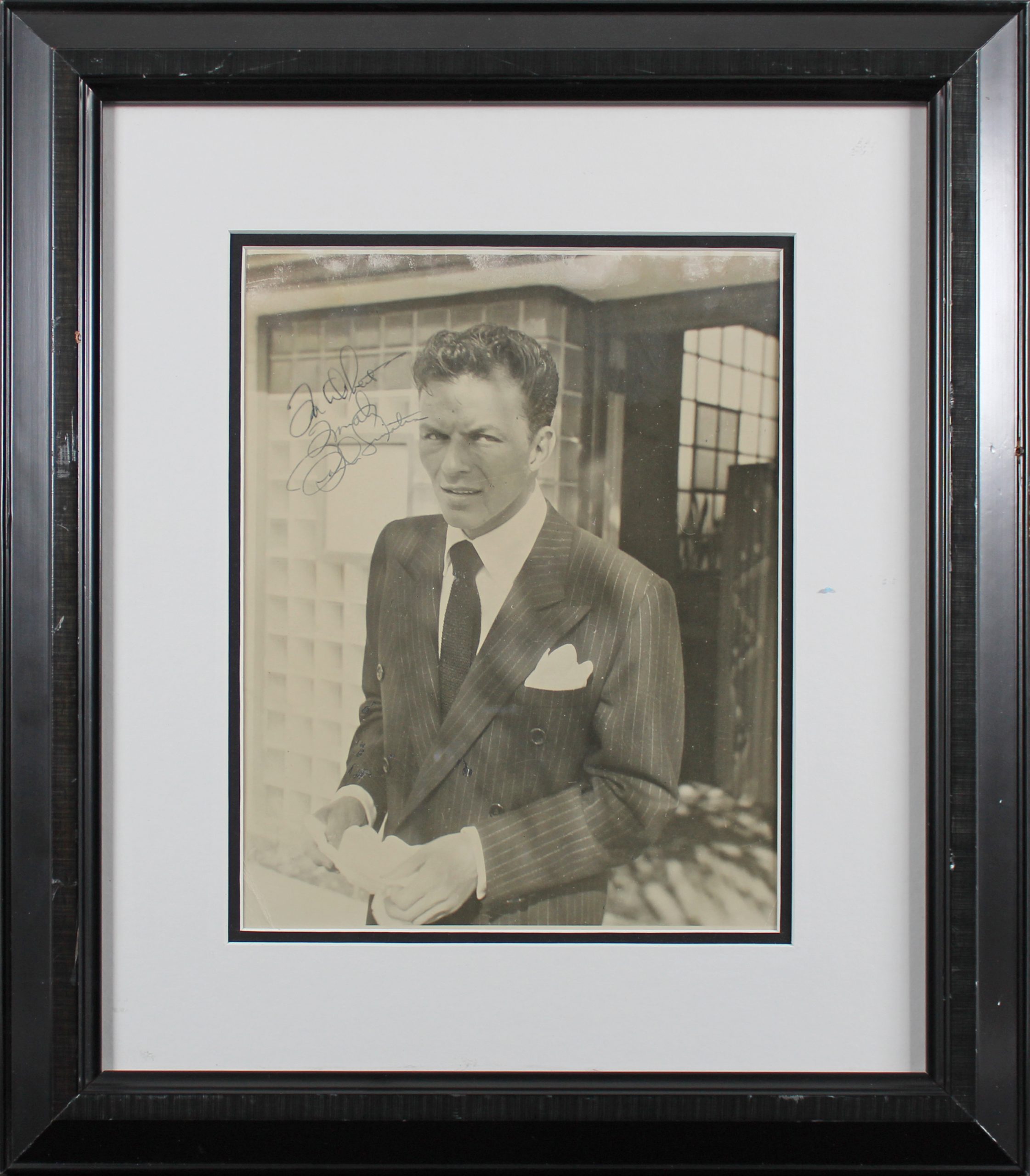 Frank Sinatra “Sincerely” Authentic Signed 8×10 Framed Photo  BAS #AB14612 Sale Coupon