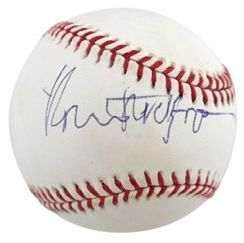Robert Redford The Natural Signed ’01 WS Ceremonial First Pitch Oml Baseball PSA Sale Coupon