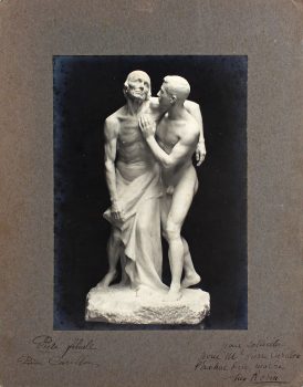 Auguste Rodin “Pour solliciter” Authentic Signed Matted 6.25×9 Photo BAS Sale Coupon