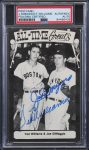 Joe DiMaggio & Ted Williams Signed 3.5×5.5 All-Time Greats Postcard PSA Slabbed Sale Coupon