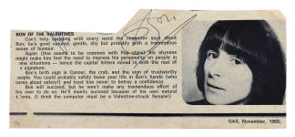 Bon Scott AC/DC Authentic Signed 3×6.75 Cut Signature Autographed JSA #BB39751 Sale Coupon