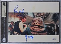 Harrison Ford & Peter Mayhew Star Wars A New Hope Signed 8×10 Photo BAS Slabbed Sale Coupon