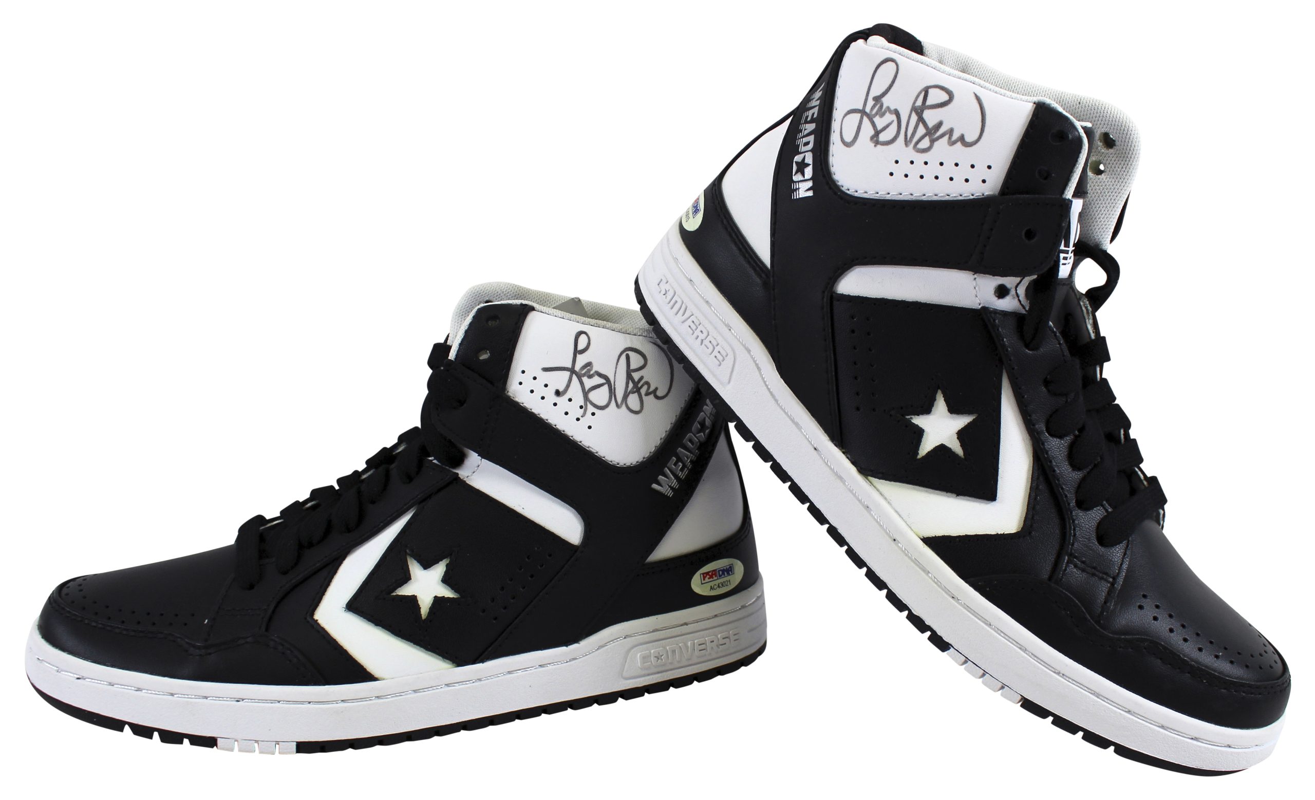 Celtics Larry Bird Signed Black Converse Game Model Shoes PSA/DNA & Bird Holo Sale Coupon