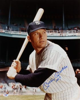 Yankees Mickey Mantle “No. 7” Signed 16×20 Photo Auto Graded 10! PSA/DNA #S04081 Sale Coupon