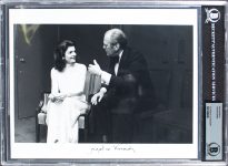 Jacqueline Onassis Kennedy Signed 8×10 Black & White Photo Auto 9! BAS Slabbed Sale Coupon