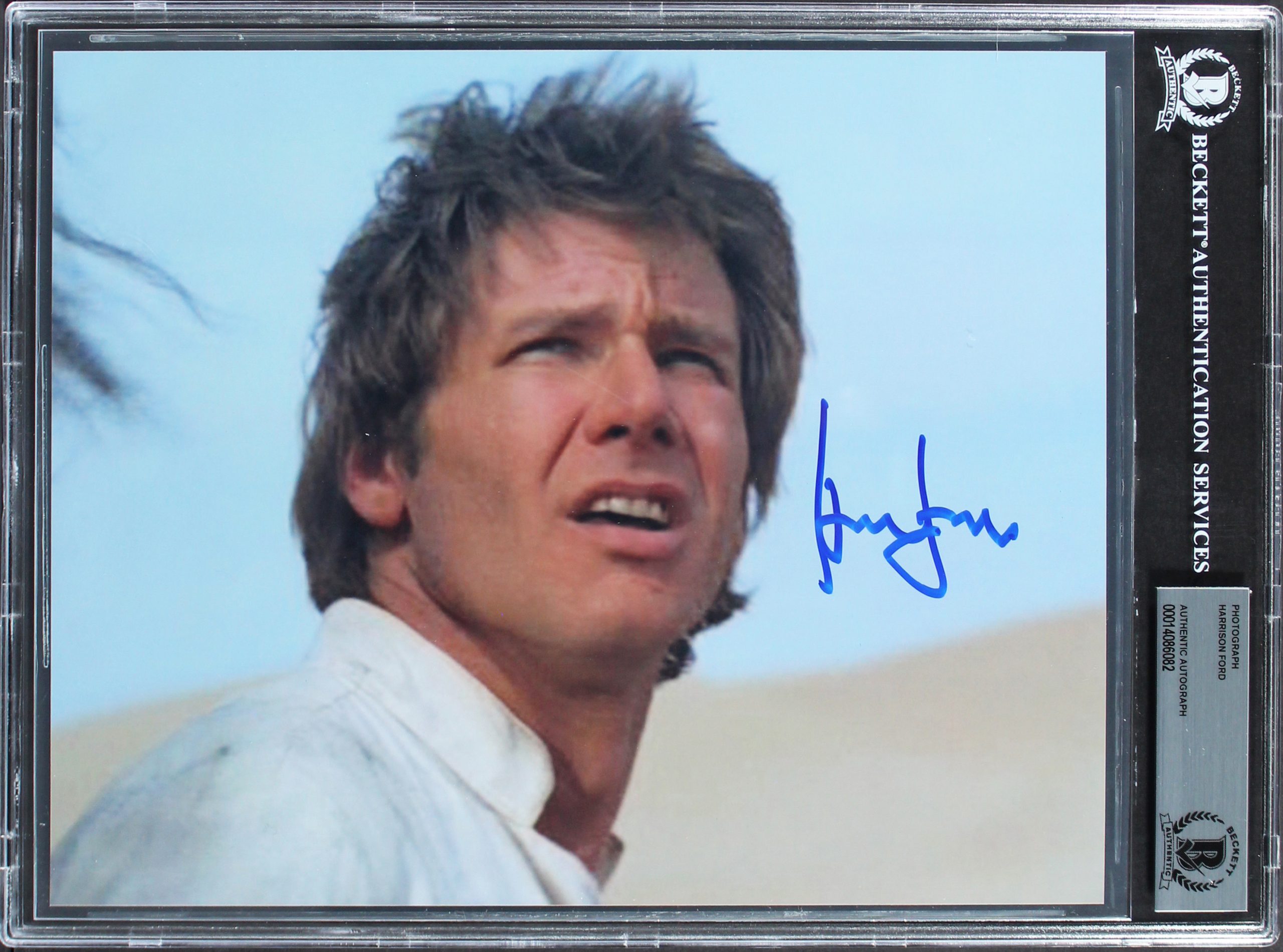 Harrison Ford Star Wars Authentic Signed 8×10 Photo Auto Graded 10! BAS Slabbed Sale Coupon