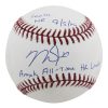 Angels Mike Trout”2x Inscribed” Authentic Signed Oml Baseball MLB #VS547139 Sale Coupon