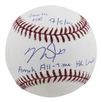 Angels Mike Trout”2x Inscribed” Authentic Signed Oml Baseball MLB #VS547139 Sale Coupon
