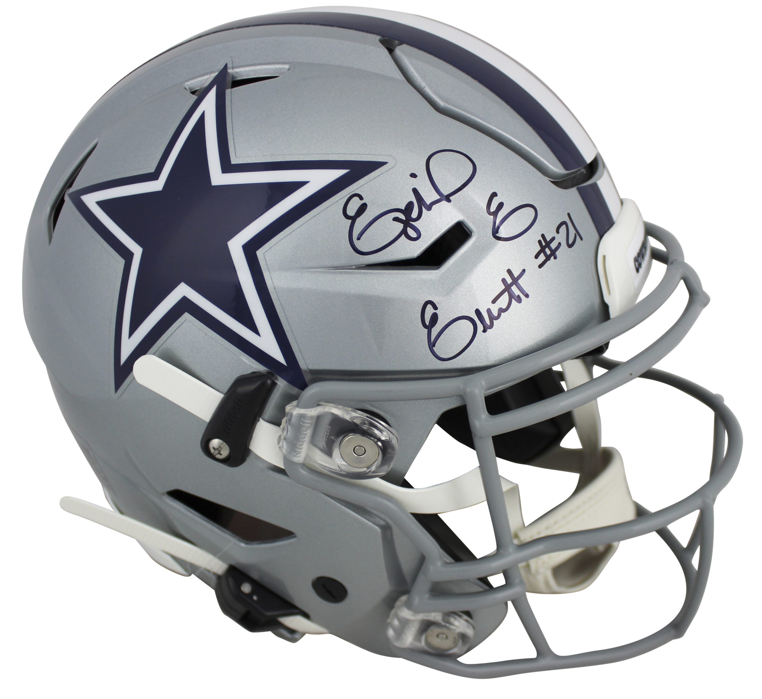 Cowboys Ezekiel Elliott Signed Riddell Speed Flex Full Size Helmet BAS Witnessed Sale Coupon