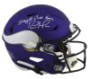 Vikings Randy Moss “SCH” Signed Speed Flex Full Size Helmet BAS Witnessed Sale Coupon