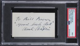 Charlie Chaplin Authentic Signed 2.25×3.85 Cut Signature Auto NM 7! PSA Slabbed Sale Coupon