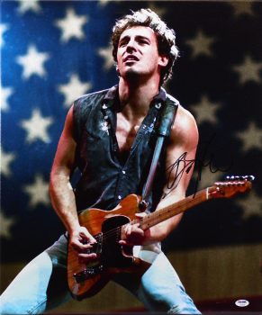 Bruce Springsteen Authentic Signed 19×23 Canvas Autographed PSA/DNA #V06289 Sale Coupon