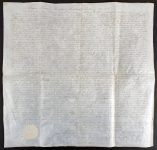 James Monroe Authentic Signed 19.25×20.25 1824 Land Grant Dated BAS #AA03017 Sale Coupon