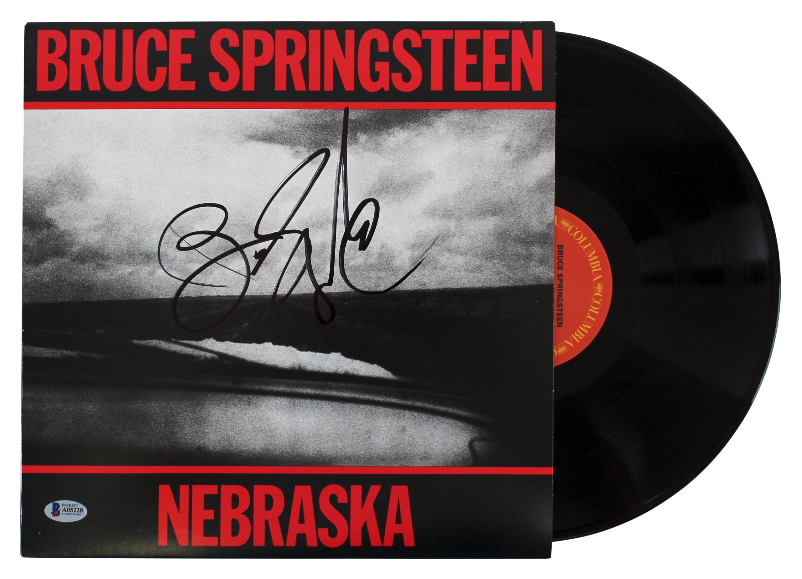 Bruce Springsteen Authentic Signed Nebraska Album Cover W/ Vinyl BAS #A05228 Sale Coupon