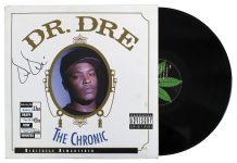 Dr. Dre Authentic Signed The Chronic Album Cover W/ Vinyl BAS #AB12012 Sale Coupon
